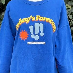 ISO! Daily forecast sweatshirt from Daily Drills! Any size, plz comment below!